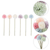 6PCS Artificial Dandelion Flower Silk Hyacinth Flower Wedding Home Decorations