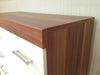 Bedroom Furniture Set *White & Walnut* Wardrobe 4+4 Drawer Chest Bedside Cabinet