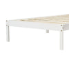 Single Bed Frame In White 3ft Solid Wooden Frame. Fits Single Mattress 190x90 cm