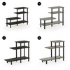 Furinno Turn-N-Tube 3-Tier Sofa Side Table Display Rack Cube Ladder Shelf