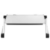 Adjustable Laptop Table Stand Lap Sofa Bed Tray Folding Computer Desk White