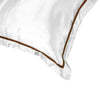100% Pure Mulberry Silk On Both Sides Momme Silk Charmeuse Pillow Case Ivory 2pc