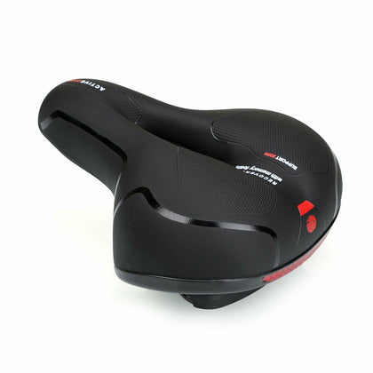 Big Bum Bicycle Seat Extra Wide MTB Bike Saddle GEL Comfort Sporty Soft Padded