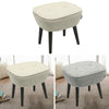 Modern Fabric Sofa Stool Upholstered Foot Rest Padded Seat Accent Chairs Lounge