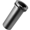 Graphite Crucible 3KG High Purity for Gold Melting Furnace Foundry 2 Edges
