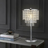 LED Crystal Table Lamp Diamond Beads Lampshade NightLight Atmosphere Bedside Bar