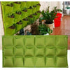 18 Pocket Wall Hanging Planting Bag Vertical Flower Grow Pouch Planter Garden~UK