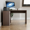Longton Computer Desk Adjustable L-Shaped Home Office PC Laptop Table Walnut