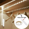 Motion Sensor PIR LED Light Bar Active Battery Kitchen NightLight Under bed UK