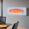 Freestand/Wall Mounted 43" Electric LED Fireplace 7 Colour Heater Remote Control