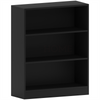 3 Tier Bookcase Low Shelving Display Storage Stand Furniture Black