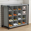 UK Bathroom Storage Cabinet 16 Grids Cupboard Free Standing Unit Rack Shelf