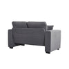 Luxury 2, 3 Seater Linen Fabric Sofa Lounger Couch Settee Armchair with 2 Pillow