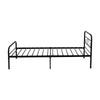Austin Metal Bed Frame 3ft Single Size Solid Bedstead Base Headboard Black