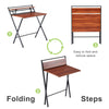 Folding Computer Desk Shelf PC Laptop Desk Home Office Study Table Workstation