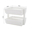 Wooden Natural/White Vegetable Fruit Basket Stacking Container Storage Shelf NEW