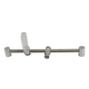 Chrome Bathroom Shower Head Holder Riser Rail Bracket Slider Bar Kit Adjustable