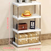 Kitchen 4 Tier Metal Storage Holder Rack Shelf Organizer Shelving Unit Bathroom