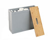 Shaker Slimline MDF Multi-purpose Bathroom Storage Unit, Grey 49.5 x 16 x 40cm