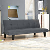 Grey Fabric 3 Seater Sofa Bed Teal Faux Suede Fabric Sofabed