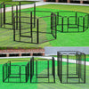 Pet Dog Pen 6 Panel Foldable Puppy Rabbit Playpen Run Crate Cage Enclosure Fence