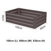 Metal Steel Garden Planter Flower Raised Beds Vegetable Herb Grow Box Container
