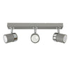3 Way Adjustable Straight Bar Ceiling Spotlights Modern Lighting LED GU10 Bulbs