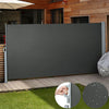 Retractable Side Awning Garden Patio Privacy Divider Wall Screen Sunshade Blind
