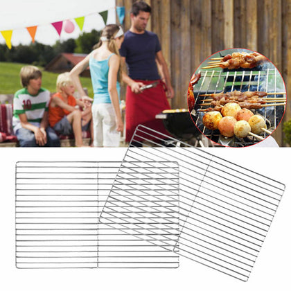 Large Metal BBQ Grill Grate Rack Net Grid Mesh Rack Picnic Cooking Replacements