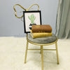 2x Dressing Table Stool Velvet Chair Bedroom Makeup Vanity Chair w/Backres //