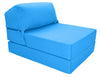 CHAIR Z BED Single Fold Out Chairbed Indoor Outdoor Folding Guest Sofa bed foam