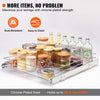 VEVOR Pull Out Cabinet Under Sink Organizer 14 x 21 Inch Wire Drawer Basket