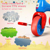 2 IN 1 Kids Tricycle 3 Wheels Toddler Trike Baby Balance Bike W/ Storage & Sound