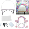 UK Balloon Arch Kit Balloons Column Stand Base Stick Ballon Clip Table Frame Set