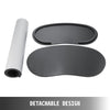 Trade Show Display Silver Portable Podium Impact Table Counter Stand Oval Bean