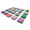 20 Colors Colorful Ink Pad Rainbow DIY Craft Finger Ink Pads for Rubber Stamps