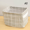 Foldable Storage Basket Box Fabric Small Toy Cosmetic Cases Desk Organizer Tidy