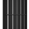 Black Vertical Radiator 1800 1600 Flat Panel Tall Upright Central Heating Rads