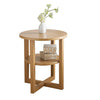 Small Oak Side Lamp Plant Coffee Table Hallway Room Furniture Living Room