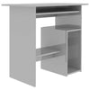 Small Computer Desk Gloss Grey Laptop Writing Dressing Table Workstation PC Unit