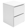 Bedside Table with 2 Drawers Modern Night Stand Photo Frame Display Table Home