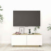 Modern TV Unit Cabinet Stand High Gloss Doors 200cm with LED Lights Drawers