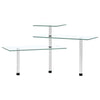 3-Tier Corner Kitchen Shelf Tempered Glass Kitchen Worktop Organiser