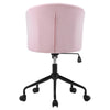 Velvet Office Chair Modern Computer Chair Adjustable Swivel Chair Lady Girl Seat