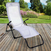 Rocker Lounger Sun Chair Recliner Outdoor Garden Furniture Folding Relaxing Seat