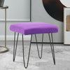 Linen/Velvet Footstool Rest Stool Chair Seat Kid Children Dressing Table Nursery