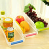 4Pcs Fridge Storage Box Plastic Container Holder Tray Fruits Veg Food Rack Set