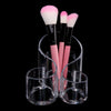 Makeup Brush Holder Clear Acrylic 3 Cylindrical Holder Brush Makeup Cosmetic
