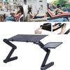 Adjustable Portable Laptop Bed Table Stand Lazy Lap Tray Foldable Computer Desk