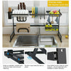Over Sink Dish Drying Rack Space Saver Utensils Holder Kitchen Storage Organizer